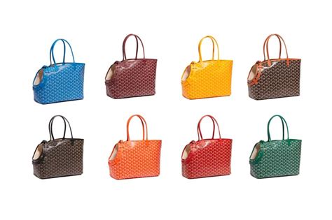 goyard dog carrier|designer dog tote bags.